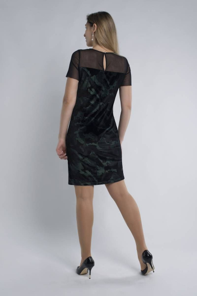 Платье Effect-Style 686 чёрный,хаки - фото 2