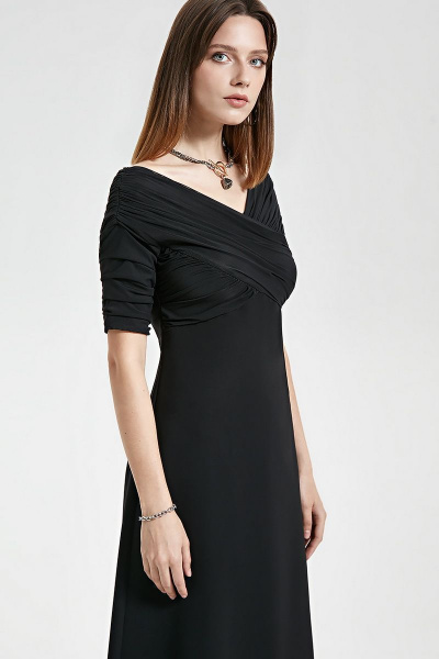 Платье Moveri by Larisa Balunova 5683 черный - фото 2