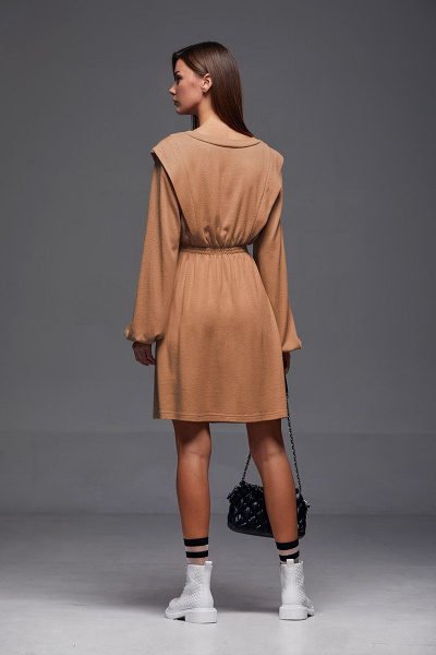 Платье Andrea Fashion AF-186 карамель - фото 4