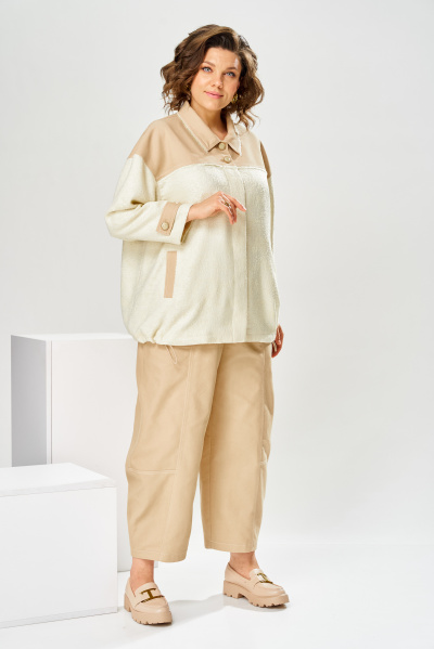 Брюки, жакет Romanovich Style 2-2965 кэмел - фото 4