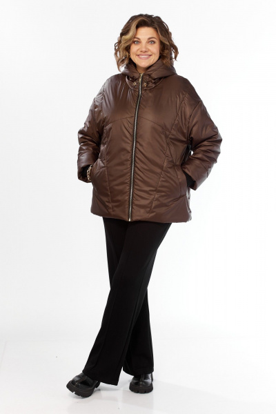 Куртка Диомант 2233 коричневый - фото 12