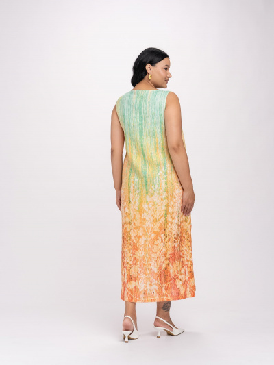 Платье FASHION CENTRE 6с229-М56/Л-6442/желто-оранжевый - фото 5