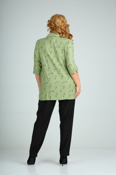Блуза Mamma Moda М-20 зелень - фото 4