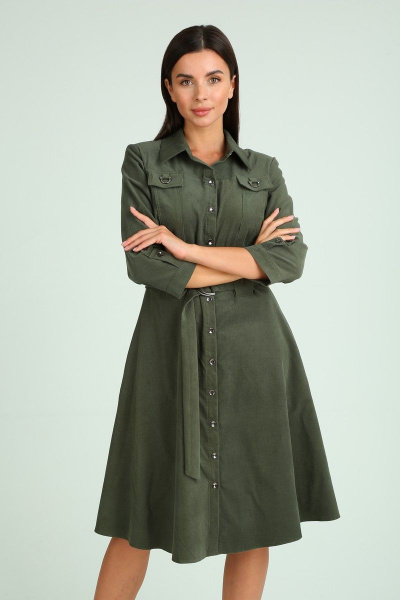 Платье Moda Versal П2343 зеленый - фото 5