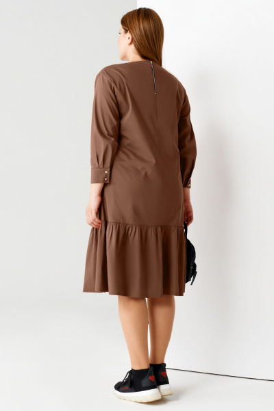 Платье Панда 57280z коричневый - фото 2