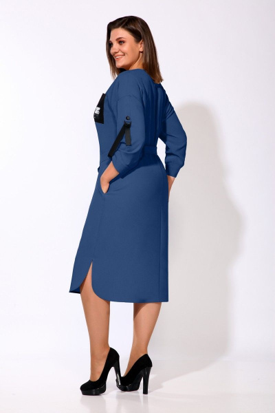Платье Karina deLux М-9903/1 синий - фото 3