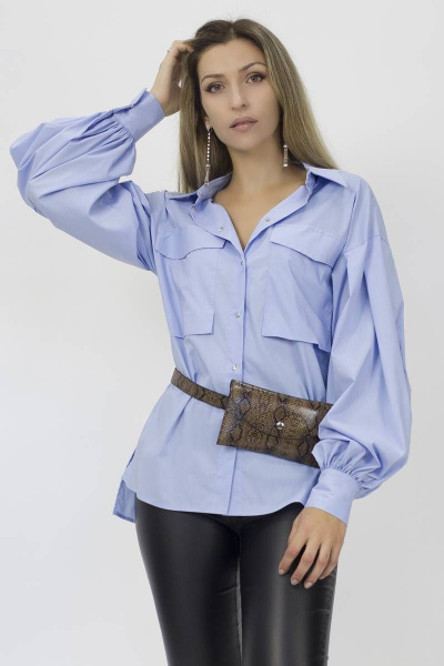Блуза Effect-Style 805 голубой - фото 1