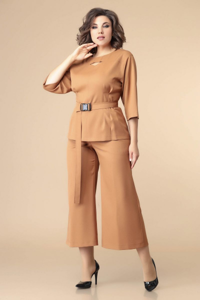 Блуза, брюки, ремень Romanovich Style 2-2202 рыжий - фото 2