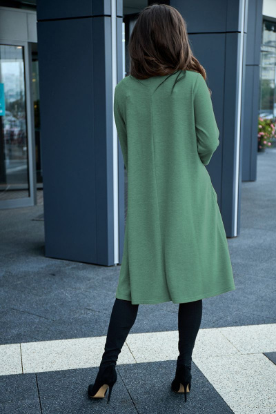 Платье, шарф Anastasia 495+шарфик мятно-зеленый - фото 2