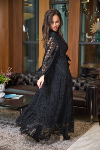 Платье Anastasia 713 черный - фото 7