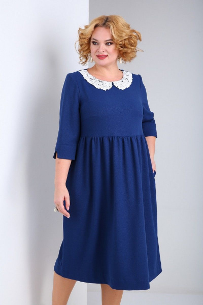 Платье SOVITA M-2132 синий - фото 4