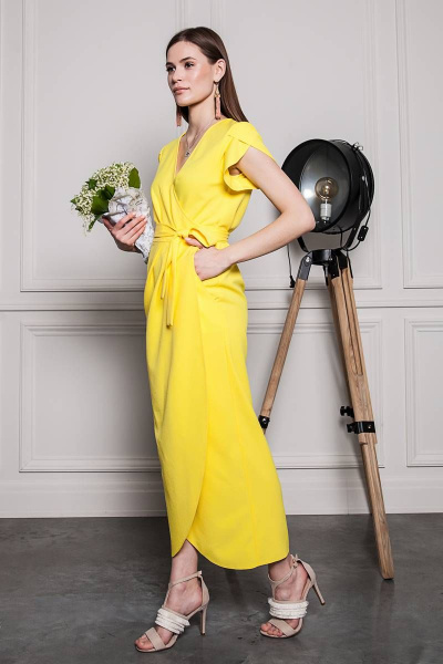 Платье ARTiMODA 320-09 желтый - фото 3