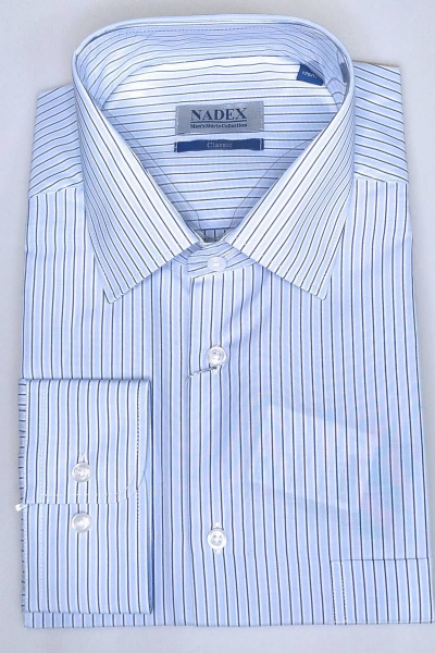 Рубашка Nadex 01-070913/303_170 бело-голубой - фото 1