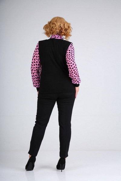 Блуза SOVITA M-107 розовые_пятнышки - фото 5