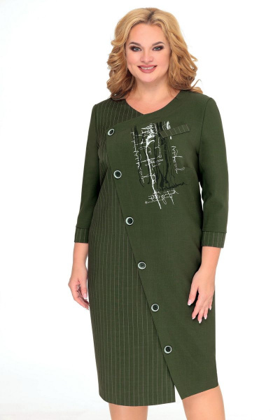 Платье Мишель стиль 992 зеленый - фото 2