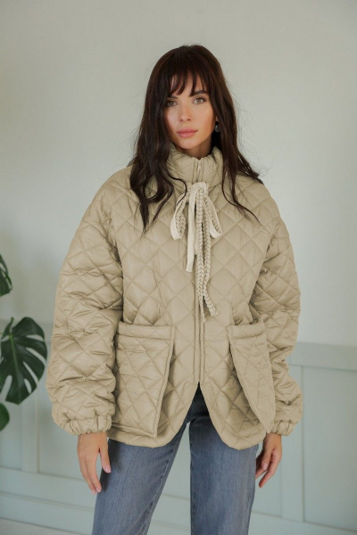 Куртка LadisLine 1388 бежевый - фото 1