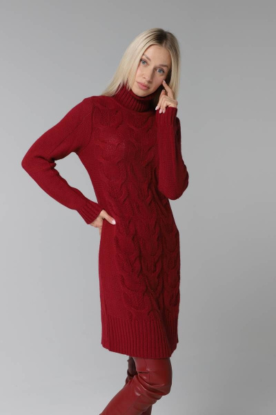 Платье Romgil 059ТЗ бордовый - фото 2
