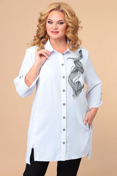 Блуза Ga-Ta Style 1813/4 белый - фото 1