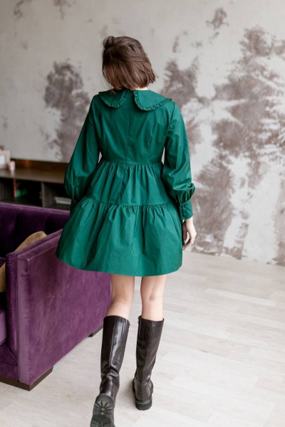 Платье KRASA - Danaida 278-21 зеленый - фото 4