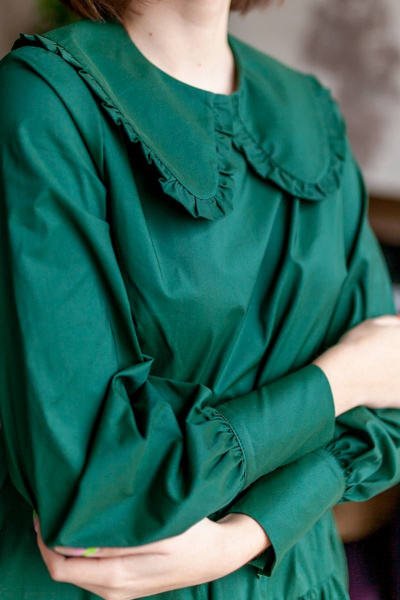 Платье KRASA - Danaida 278-21 зеленый - фото 6