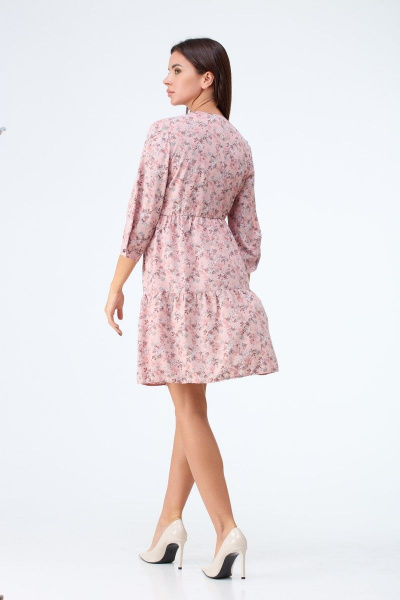 Платье Anelli 833 розовый - фото 6