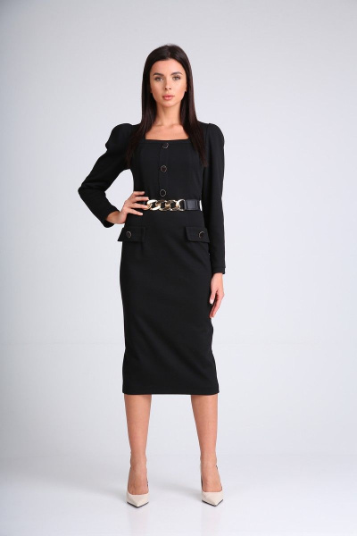 Платье SandyNa 130115 черный - фото 1