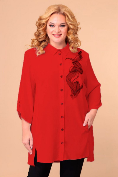 Блуза Ga-Ta Style 1813/3 красный - фото 1