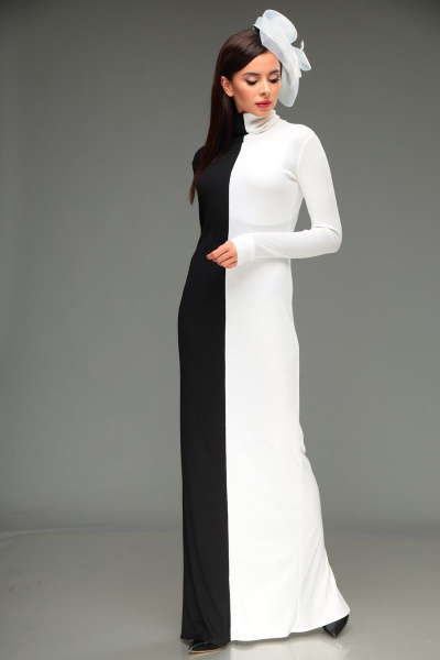 Платье T&N 06-Круэлла черно-белый - фото 1
