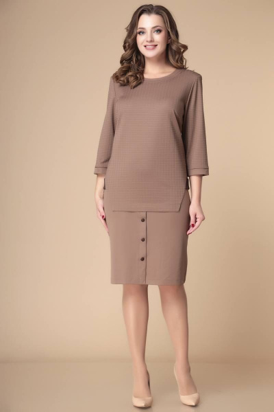Платье Romanovich Style 1-2246 коричневый - фото 2