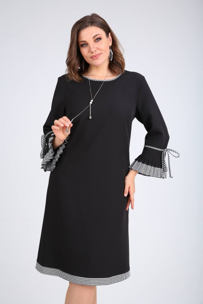 Платье Moda Versal П2232 черный - фото 9