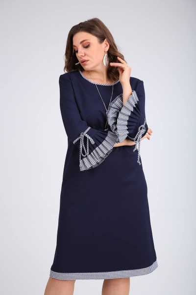 Платье Moda Versal П2232 т.синий - фото 5