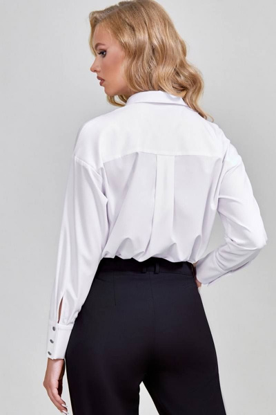Блуза Teffi Style L-1506 белый - фото 3