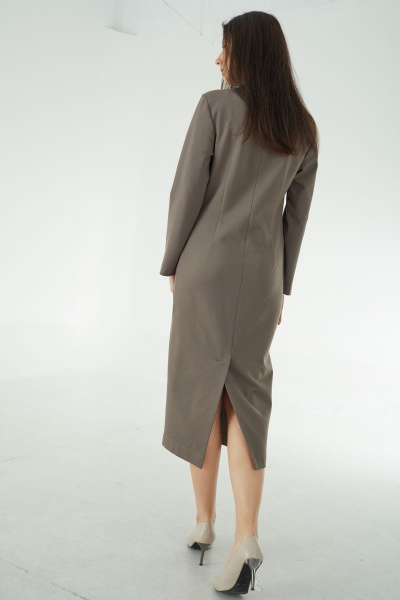 Платье, ремень MALI 421-104 тирамису(какао) - фото 6