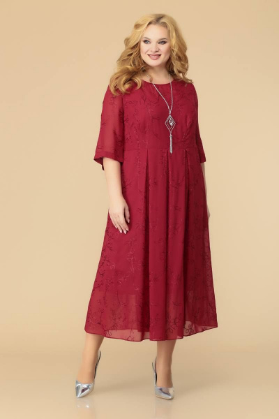 Платье Romanovich Style 1-2193 бордо - фото 1