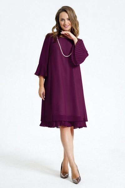 Платье TEZA 250 фиолетовый - фото 1