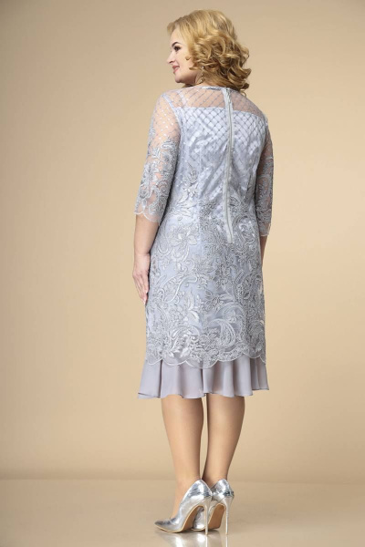 Платье Romanovich Style 1-1849 серебро - фото 4
