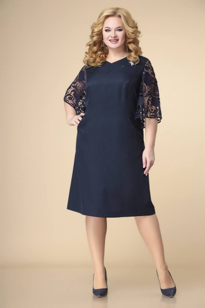 Платье Romanovich Style 1-2252 синий - фото 2
