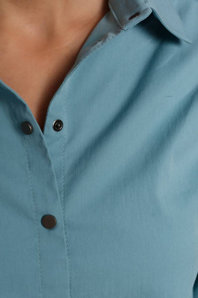 Блуза Madech 212288 голубой-тиффани - фото 6