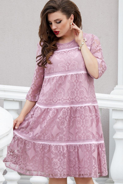 Платье Vittoria Queen 14243 розовый - фото 1