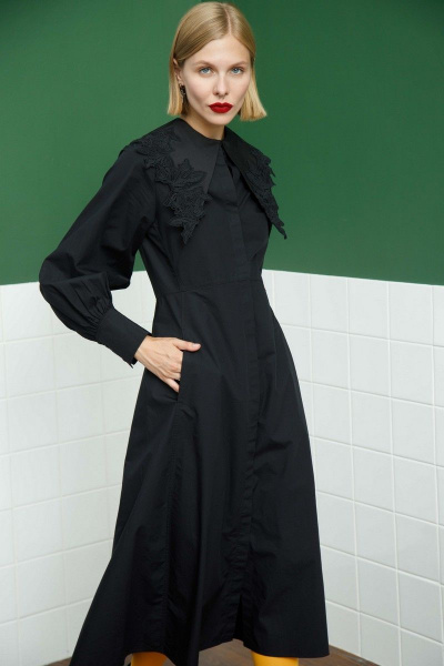 Платье Lokka 854 черный - фото 4