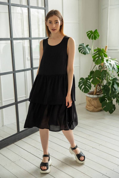 Платье Ivera 1023 черный - фото 4