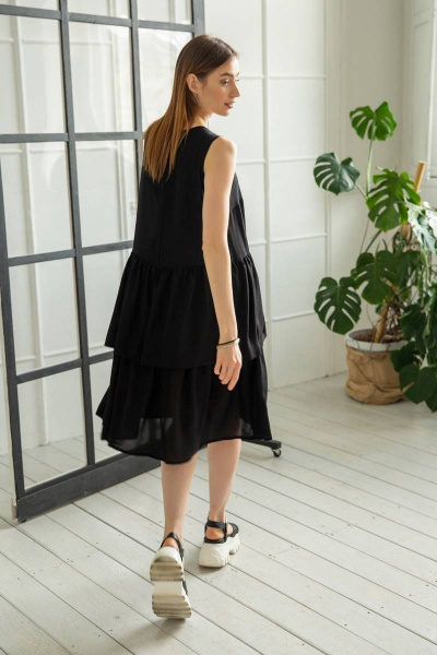Платье Ivera 1023 черный - фото 3
