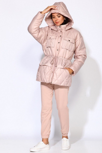 Куртка Faufilure С552 розовый - фото 4