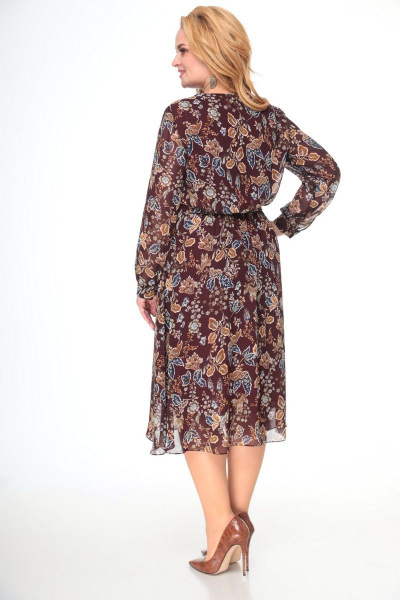 Платье Кэтисбел 1543 коричневый_фон - фото 2