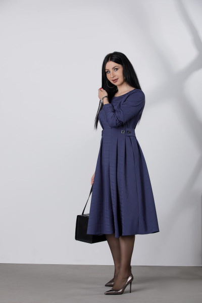 Платье ElPaiz NEW 705 синий - фото 2