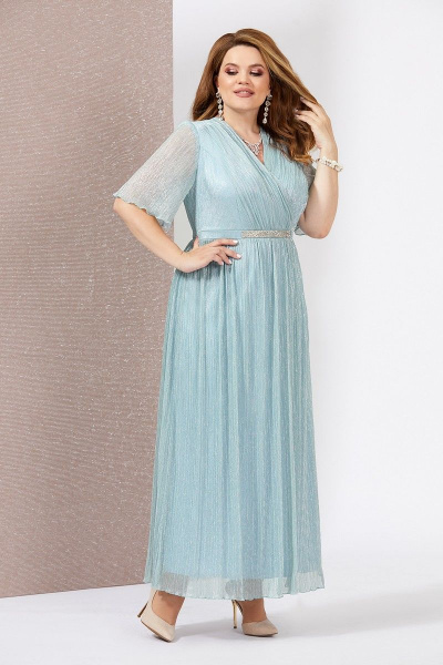Платье Mira Fashion 4778-5 голубой - фото 1