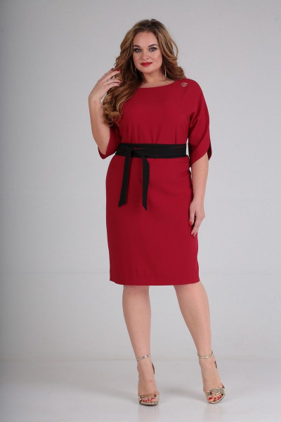 Платье SOVITA M-556 красный - фото 1