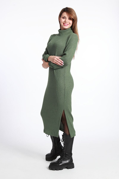 Платье IUKONA 5004 зеленый - фото 4