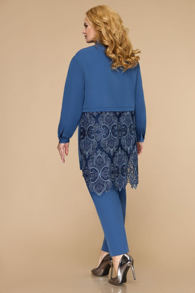 Блуза, брюки Svetlana-Style 1607 индиго - фото 2
