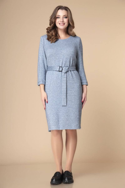 Платье Romanovich Style 1-2245 серо-голубой - фото 1